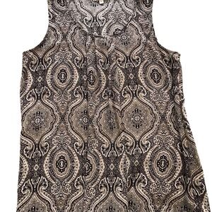 Pleione Sleeveless Top - Black and Gray